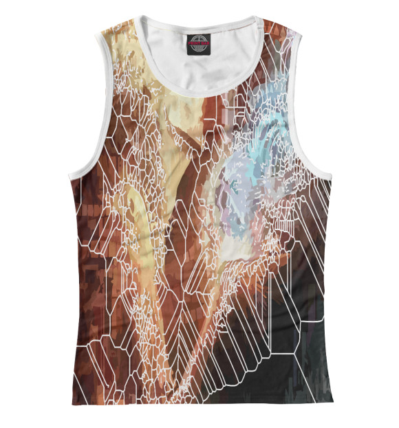 Майка для девочки с изображением Astra цвета Белый