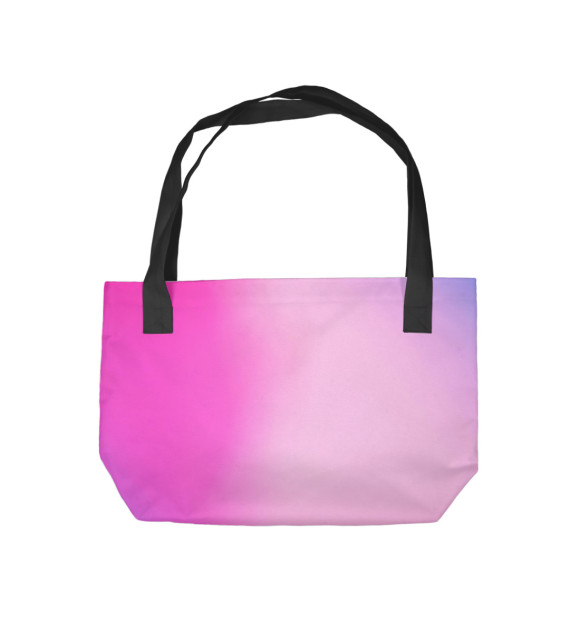 Пляжная сумка с изображением Личико цвета 