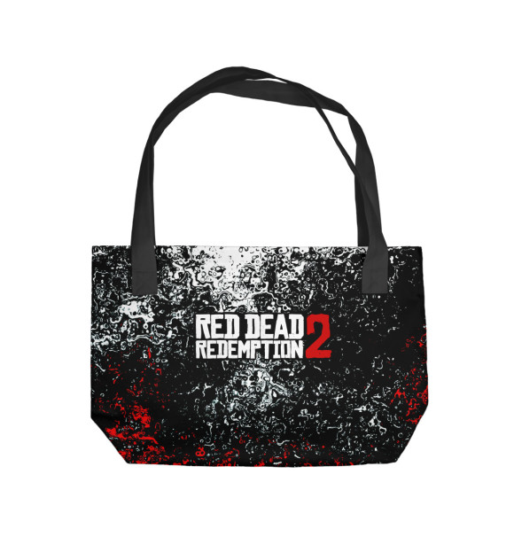 Пляжная сумка с изображением RED DEAD REDEMPTION цвета 