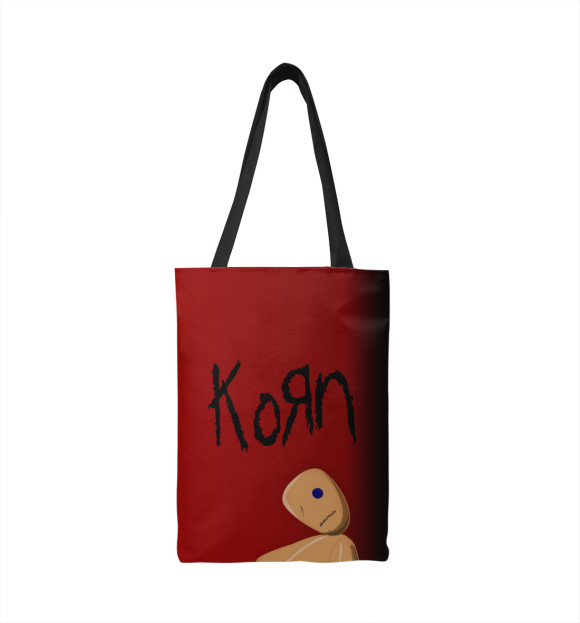 Сумка-шоппер с изображением Korn цвета 