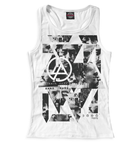

Майки борцовки Print Bar, Белый, Linkin Park