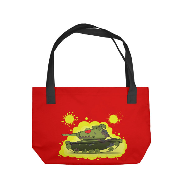 Пляжная сумка с изображением Танк Спрингтрапп цвета 