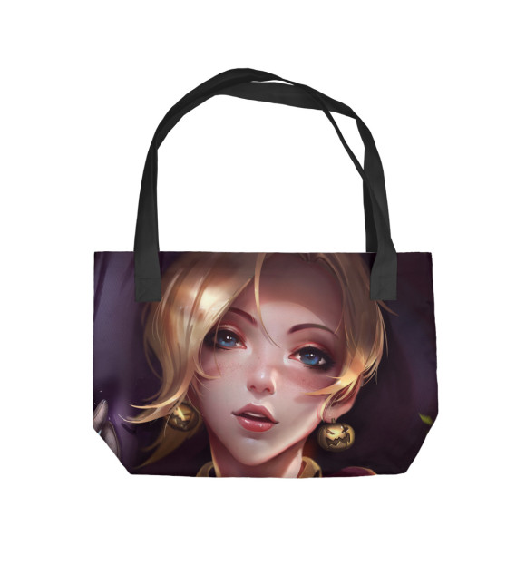 Пляжная сумка с изображением Overwatch цвета 