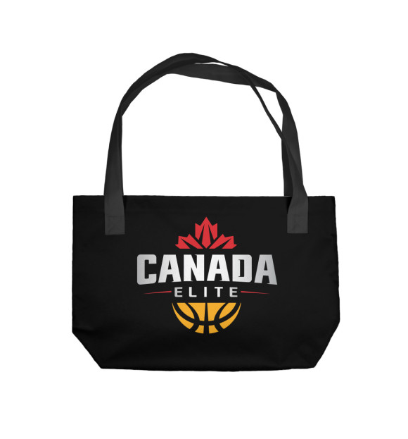 Пляжная сумка с изображением Canada elite цвета 