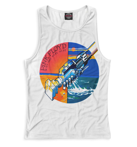 

Майки борцовки Print Bar, Белый, Pink Floyd