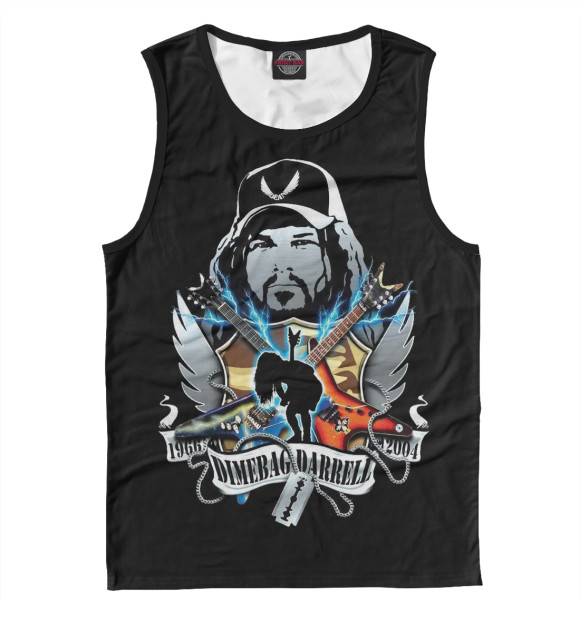 Майка для мальчика с изображением Dimebag Darrell цвета Белый