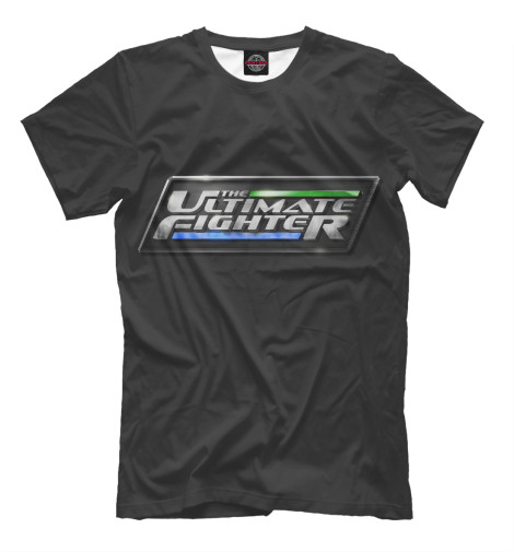 

Футболки Print Bar, Черный, The Ultimate Fighter