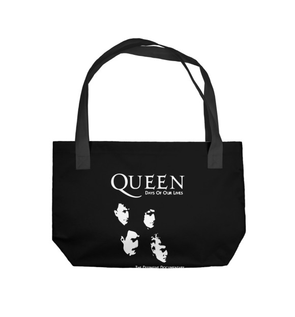 Пляжная сумка с изображением Queen цвета 