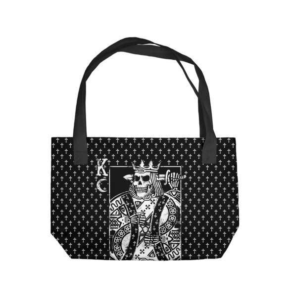 Пляжная сумка с изображением Король смерти цвета 