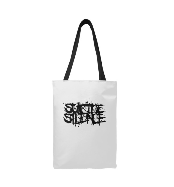 Сумка-шоппер с притом Suicide Silence цвета  Сумка-шоппер с изображением Suicide Silence цвета