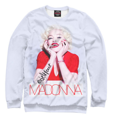 

Свитшоты Print Bar, Белый, Madonna
