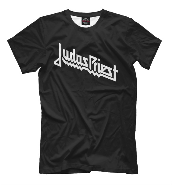 Мужская футболка с изображением Judas Priest цвета Черный
