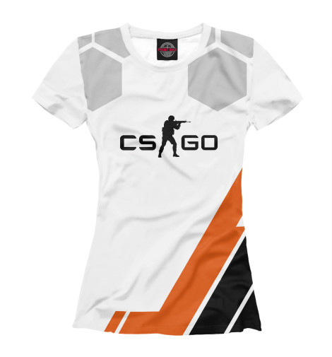 Футболки Print Bar, Белый, Azimov CS:GO