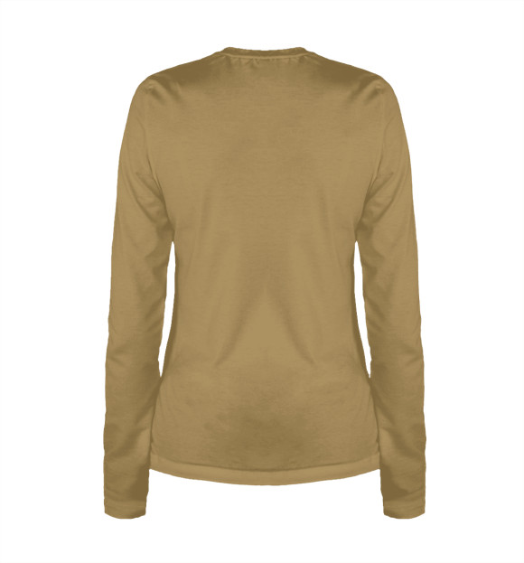 Женский лонгслив с притом Pin-up girl цвета Белый Женский лонгслив с изображением Pin-up girl цвета Белый