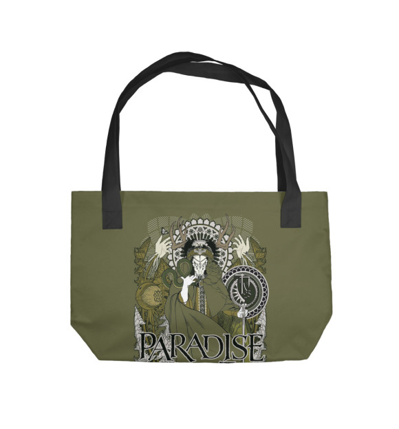 Пляжная сумка с изображением Paradise Lost цвета 