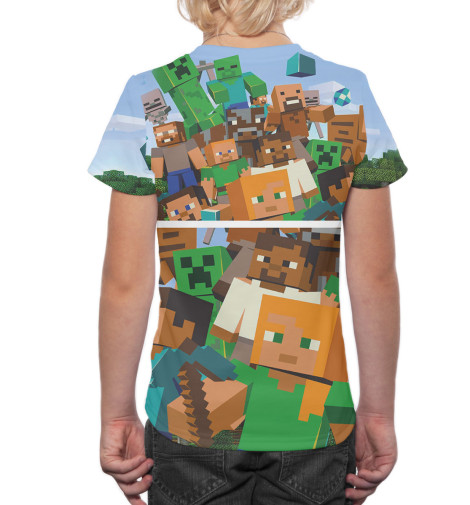 

Футболки Print Bar, Молочно-белый, Minecraft