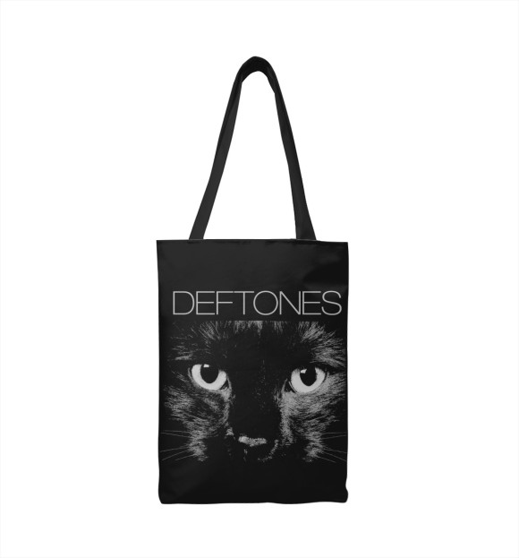 Сумка-шоппер с изображением Deftones цвета 