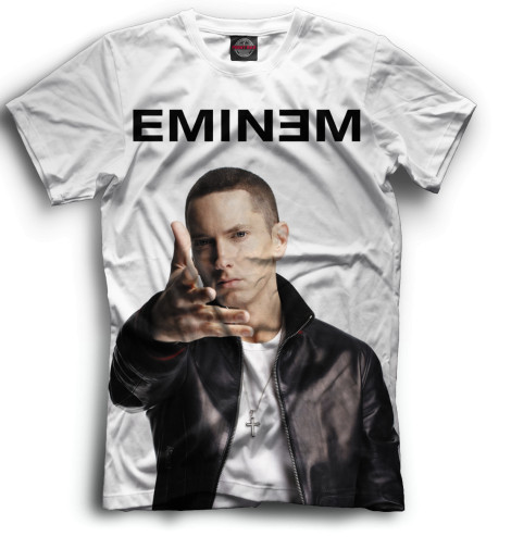 

Футболки Print Bar, Черный, Eminem