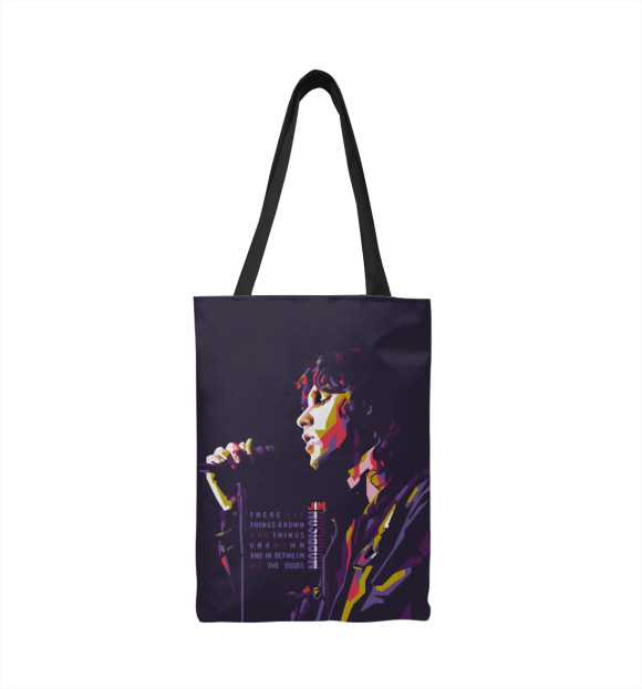 Сумка-шоппер с изображением Jim Morrison The Doors цвета 