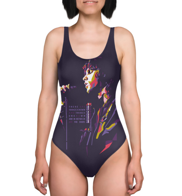 Купальник-боди с притом Jim Morrison The Doors цвета  Купальник-боди с изображением Jim Morrison The Doors цвета