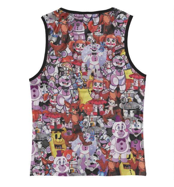 Майка для девочки с изображением Five Nights At Freddy's цвета Белый