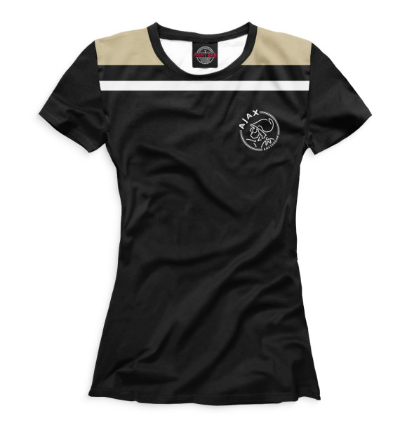 Женская футболка с изображением Ajax цвета Белый