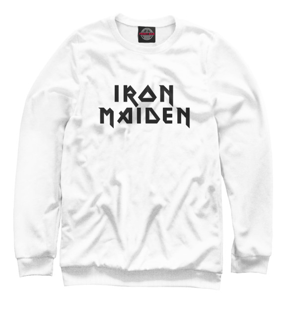 Свитшот для мальчиков с изображением Iron Maiden цвета Белый