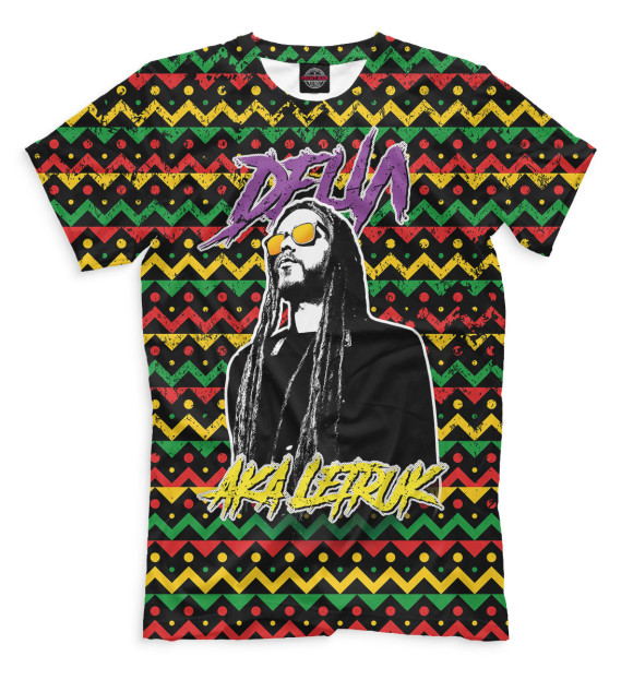 Мужская футболка с изображением Децл цвета Черный