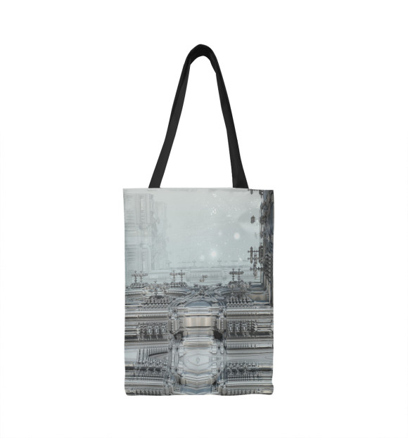 Сумка-шоппер с изображением Оптический узор цвета 