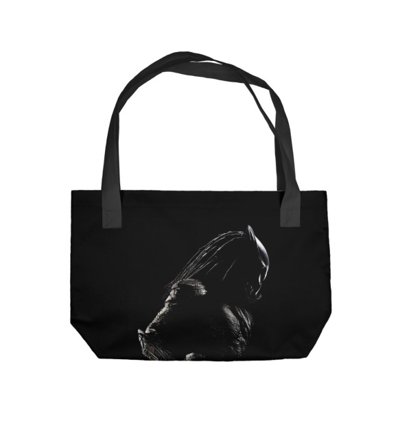 Пляжная сумка с изображением Хищник цвета 