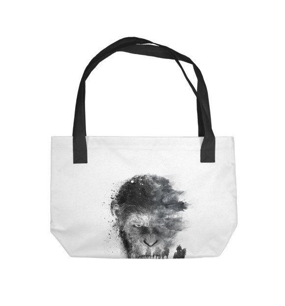 Пляжная сумка с изображением Планета обезьян цвета 