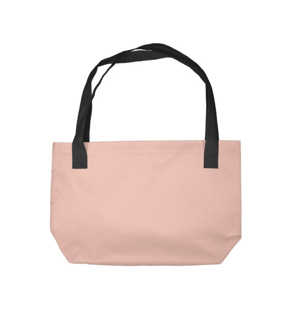 Пляжная сумка с изображением Лисёнок цвета 