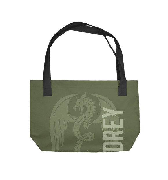 Пляжная сумка с изображением Андрей и дракон цвета 