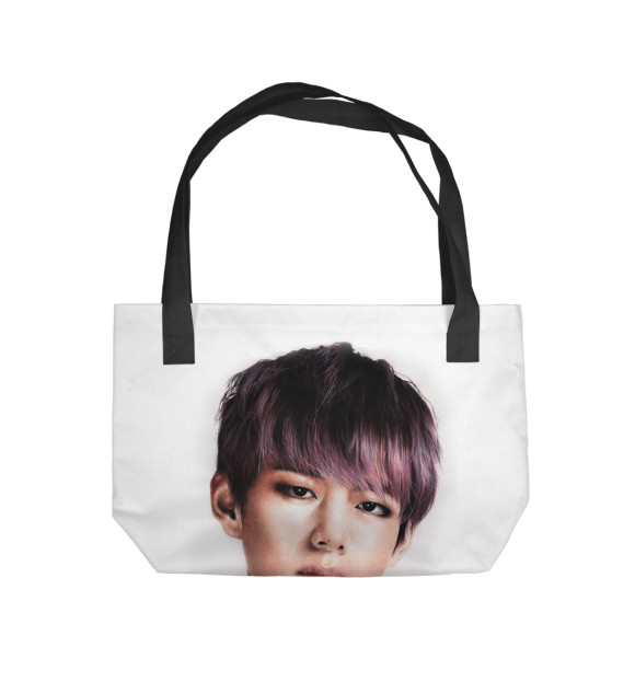 Пляжная сумка с изображением BTS V цвета 