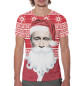 Мужская футболка Путин Дед Мороз