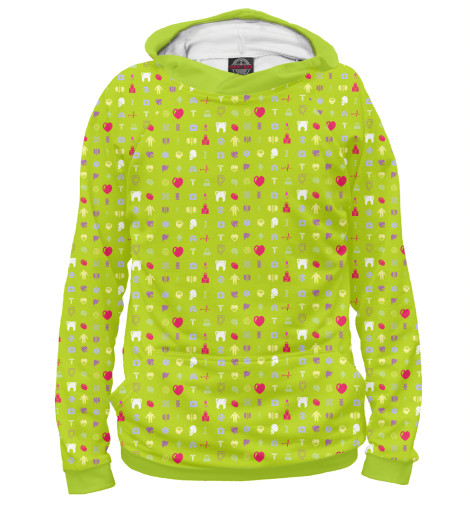 

Худи Print Bar, Белый, Скоро отпуск