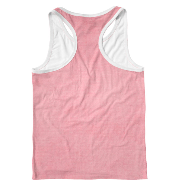 Мужская майка-борцовка с изображением Настя цвета Белый