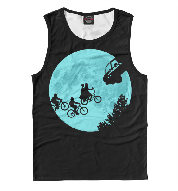 Мужская майка с изображением Stranger Things цвета Белый