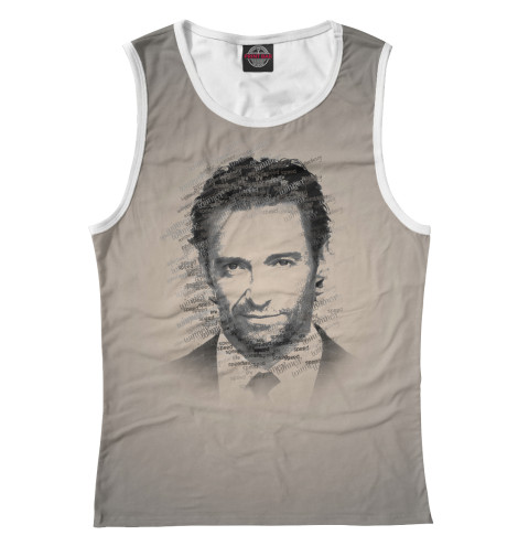 

Майки Print Bar, Белый, Hugh Jackman - Хью Джекман