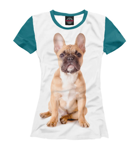 

Футболки Print Bar, Белый, Бульдог