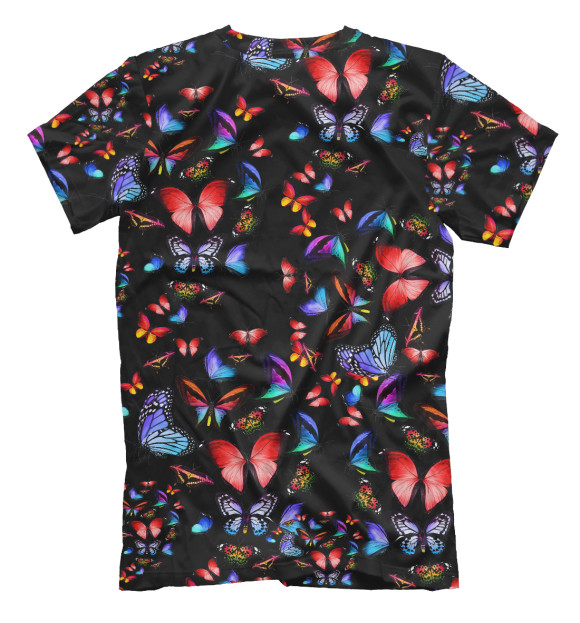Футболка для мальчиков с изображением Butterfly цвета Белый