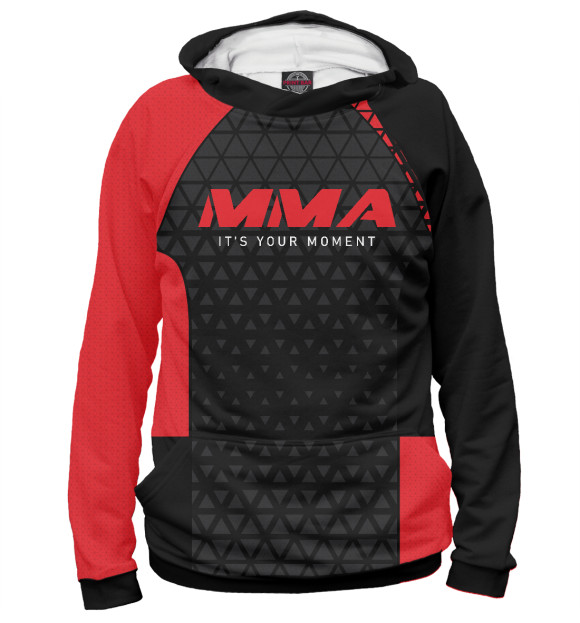 Женское худи с изображением MMA Berkut цвета Белый
