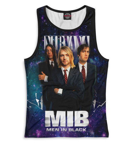 

Майки борцовки Print Bar, Белый, Nirvana