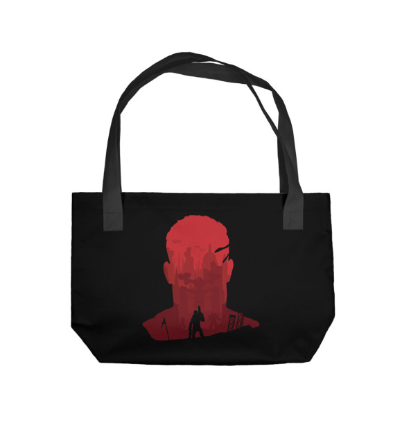 Пляжная сумка с изображением Вульфинштейн цвета 