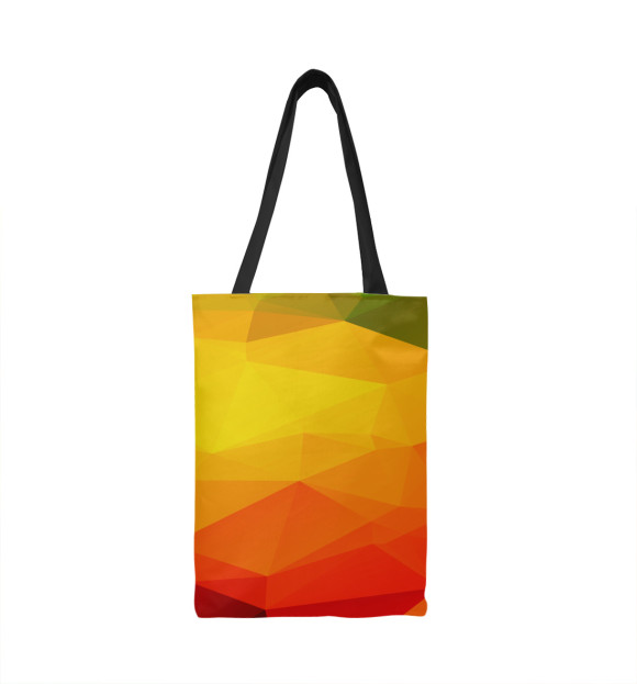 Сумка-шоппер с изображением Polygon цвета 