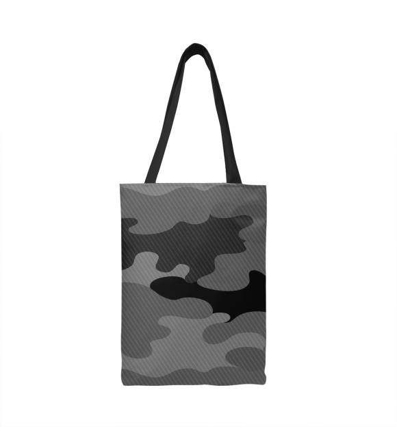 Сумка-шоппер с изображением camouflage gray цвета 