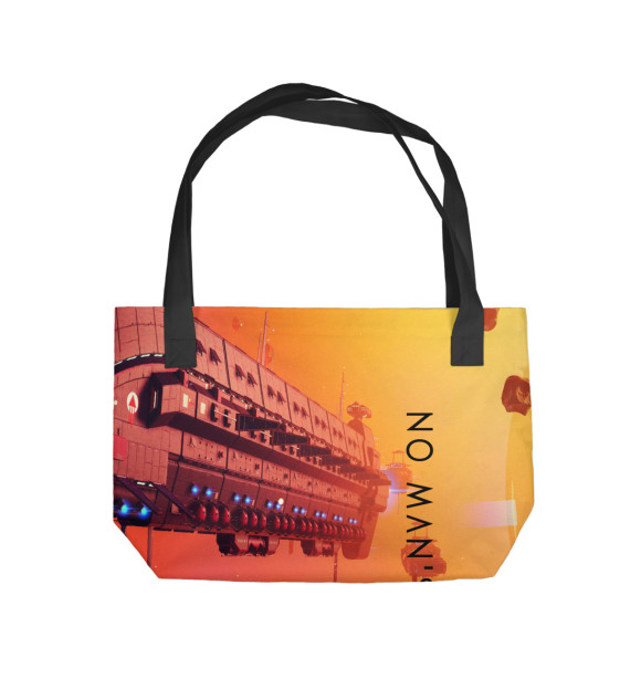 Пляжная сумка с изображением No Mans Sky цвета 