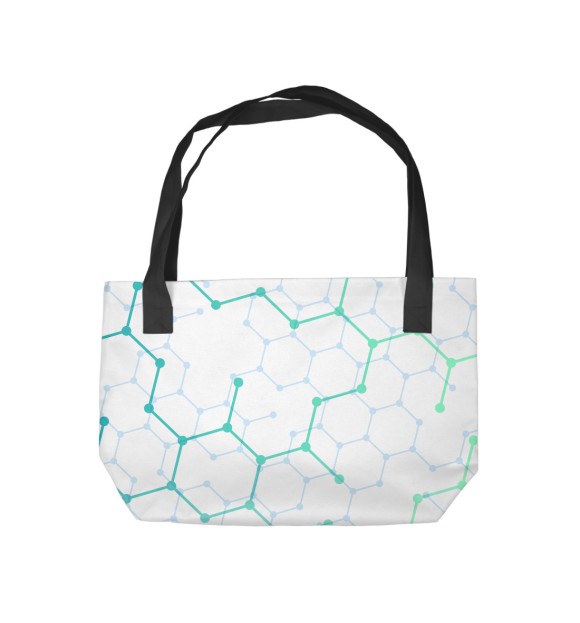 Пляжная сумка с изображением Модуль цвета 