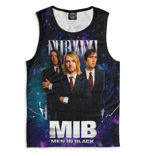 

Майки Print Bar, Белый, Nirvana