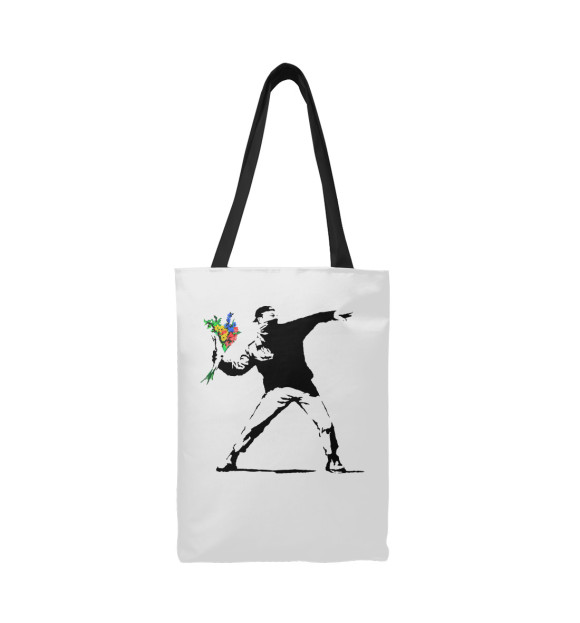 Сумка-шоппер с изображением Хулиган цвета 